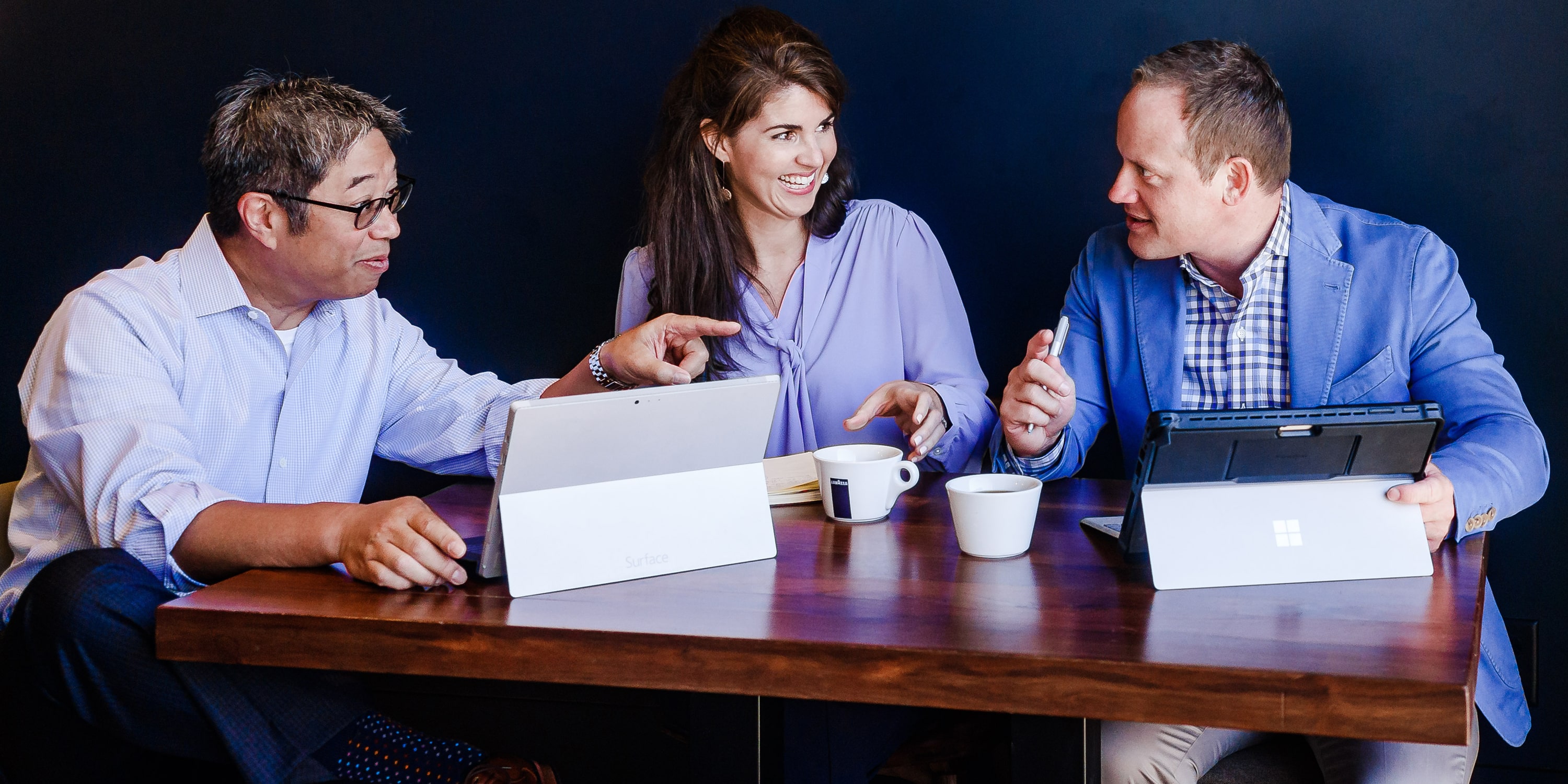 Paragon Financial Team Members working at table